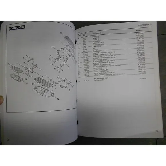 2006 Harley Davidson FLHTCUSE Parts Catalog Manual FACTORY OEM BOOK 06 NEW